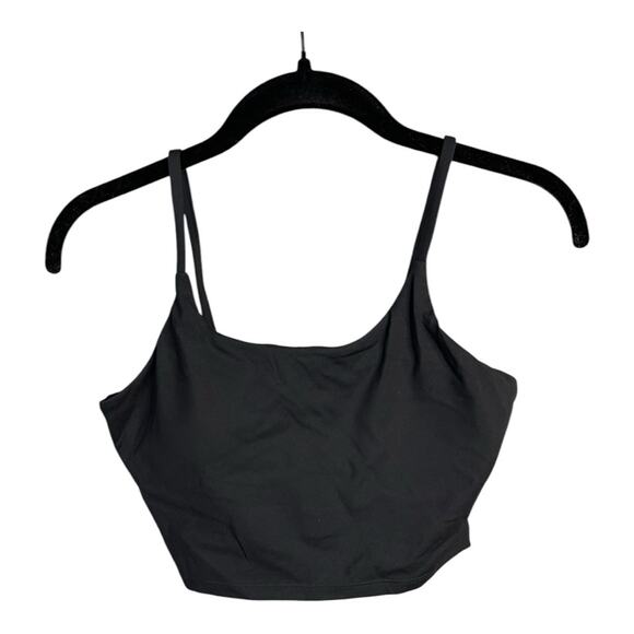 Halara Patitoff 2.0 Pet Hair Resistant Padded Cropped Yoga Cami in Black S NWT - Picture 4 of 10